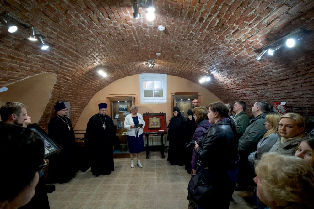 Адкрыццё часовой экспазіцыі «За бліжняга свайго: патрыятычнае служэнне святароў Рускай праваслаўнай царквы. 1941–1945». Полацк, 2025